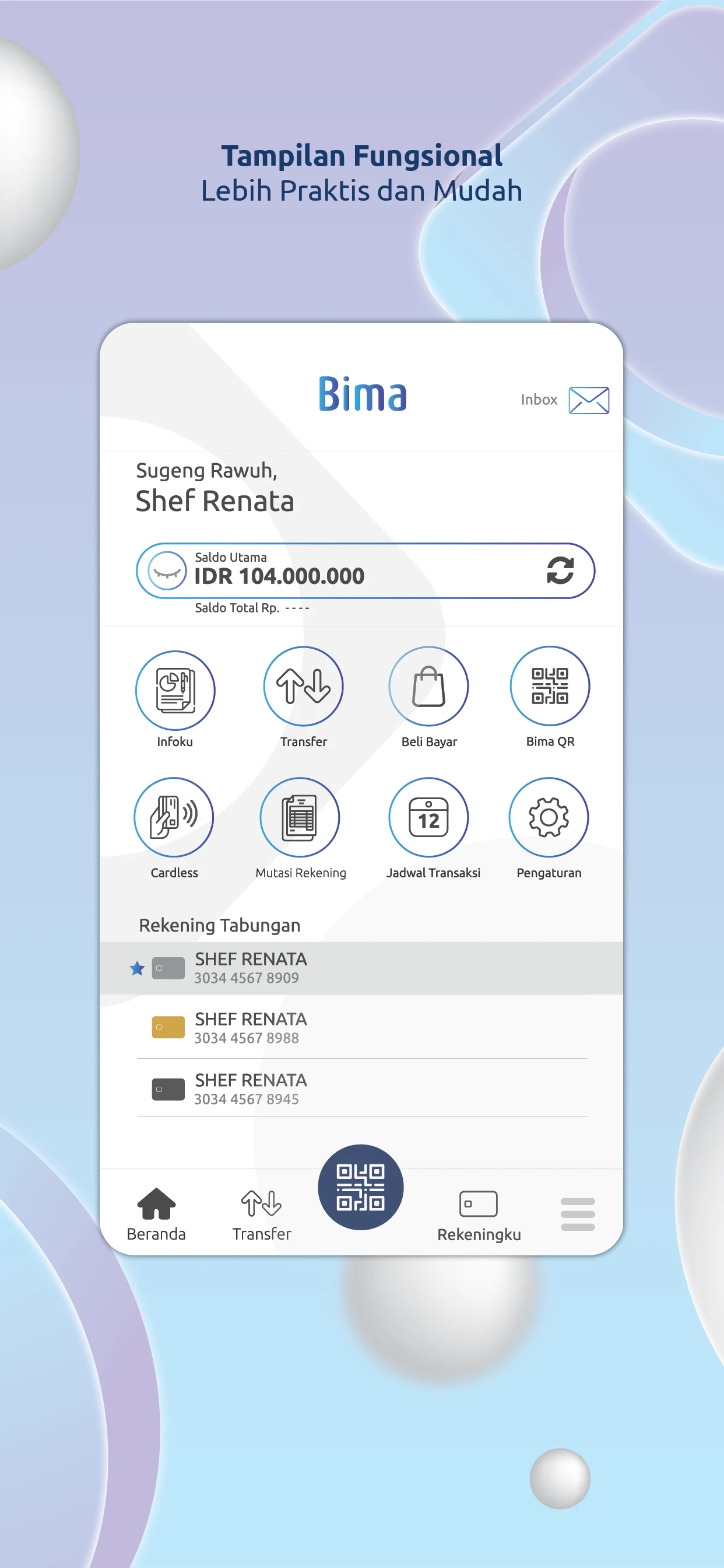 Bima Mobile screenshot